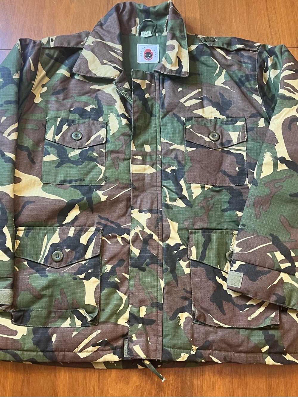 Custom Kombat UK Kids Camo Safari Jacket - Size 12/13